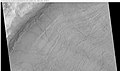 HiWish计划下高分辨成像科学设备在法厄同区拍摄的同心坑沉积特写，注意，这是上一幅同心坑沉积图像的放大版。