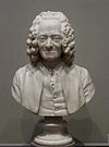 Buste de Voltaire, 1778, par Jean-Antoine Houdon (1741 - 1828).