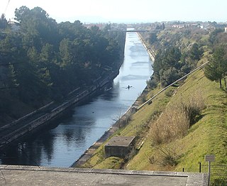 Der Canal de Marseille au Rhône, nördlich des Tunnel du Rove