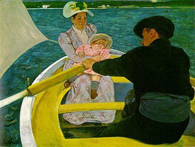 Mary Cassatt, Przejażdżka łódką, 1893–94, National Gallery of Art