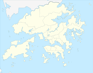 輕度颱風獅子山 (2021年)在香港的位置