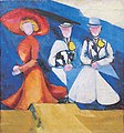 Portrait de trois femmes (1909-1910), huile sur toile