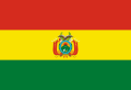 Le drapeau d'État de la Bolivie