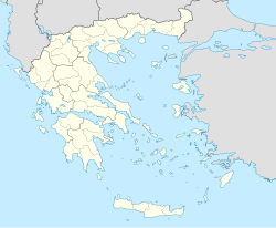 テッサロニキ空港の位置（ギリシャ）