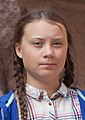 Greta Thunberg (Stoccolma, 3 di ghjennaghju 2003), foto 27 d'aostu 2018