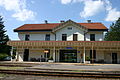 Aufnahmsgebäude im Bahnhof Jennersdorf