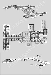 Plan et schéma du tombeau.