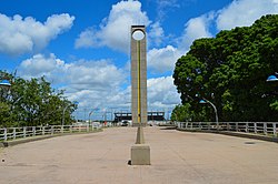 Het monument Marco Zero do Equador markeert de evenaar