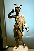 Merkurstatuette aus dem Schatzfund von Weißenburg