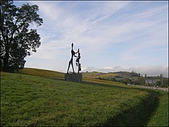 Vignoble jurassien près d'Arbois.