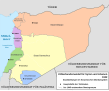 Das nach dem Ersten Weltkrieg geschaffenen französische Mandatsgebiet Syrien und Libanon