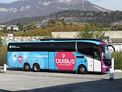 Ouibus à Chambéry.