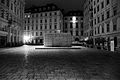 Vue nocturne de la Judenplatz