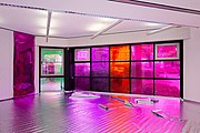 Rita Rohlfing: Installation From Red to Violet, 2021, 318 × 1140 × 1110 cm, Kunstmuseum Gelsenkirchen, Germany