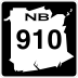 Route 910 marker