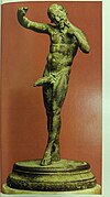 A Dancer. Statuette. Bronze. From Civita. National Archaeological Museum, Naples. Date: End of the first century BCE