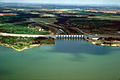 Proctor Dam, looking southeast over the dam