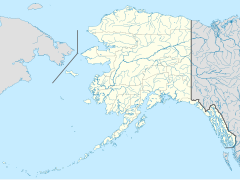 Гакона на карти Аљаске (САД)