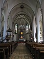 Blick auf Hauptschiff und Altar