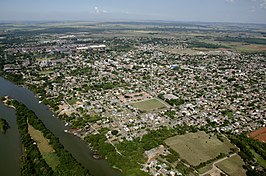 Charqueadas van boven gezien