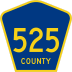 County Route 525 marker