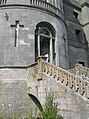 Doorway from the drawing room, in the south front