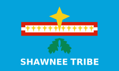 Flaggn vo de Shawnee (Shawnee Tribe)