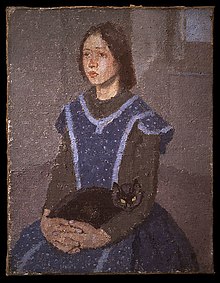 Gwen John - Girl with a Cat, 1918–22, 1976.201.25.jpg