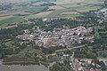 Luftaufnahme von Le Quesnoy mit seinen Befestigungsanlagen