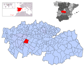 Localisation de San Martín de Pusa