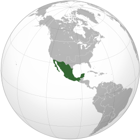 Localização de Imperio Mexicano