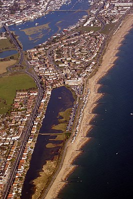 Shoreham-by-Sea van boven gezien