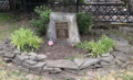 Summit's 9/11 memorial outside the station