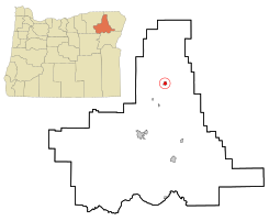 Location in Oregon