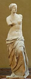 Venus de Milo al museu del Louvre.