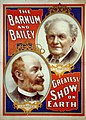 Barnum and Bailey -sirkuksen mainosjuliste (1897)