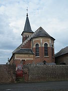 Le chevet de l'église.