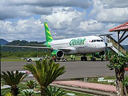 Citilink_A320_PK-GLM_at_H.A.S._Hanandjoeddin_International_Airport