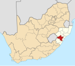 uMgungundlovu District within South Africa