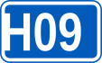 Highway H09 shield}}