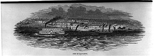 Port of Galveston Ca. 1845