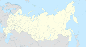 Volgograd na zemljovidu Rusije
