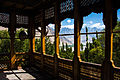 View over the valley from the mosque