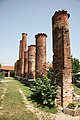 Les colonnes de la villa Porto.