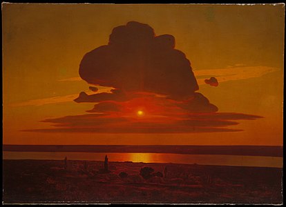 Rode zonsondergang aan de Dnepr, 1905, Metropolitan Museum of Art, New York