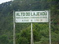 Alto do Lageado, ponto culminante ferroviário do Brasil, com altitude de 1.743 m