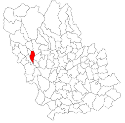 Location in Prahova County