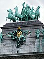 Quadriga von Brabant auf den Arcades du Cinquantenaire/Triomfboog van het Jubelpark (zusammen mit Jules Lagae, 1905), Parc du Cinquantenaire, Brüssel