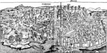 Plan koji prikazuje Firencu krajem 15. veka