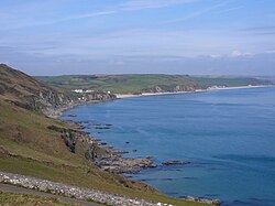 From Start Point looking towards Hallsands and Beesands